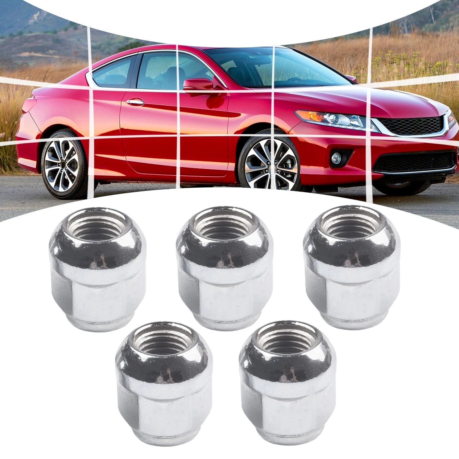 Silver Acorn Wheel Lug Nut For For Civic For Crv High Strength And Oem