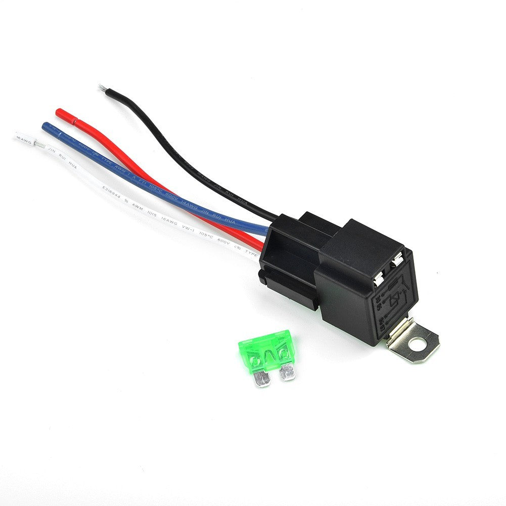 4 Pin Relay 12V 30a Cable Current Protection Heavy Duty Starter
