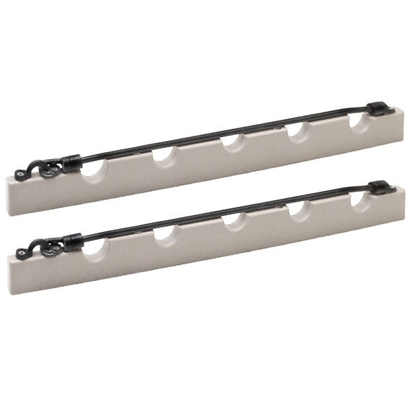Lund Boat Rod Holders Gray Starboard 1 Inch Pair by Lund