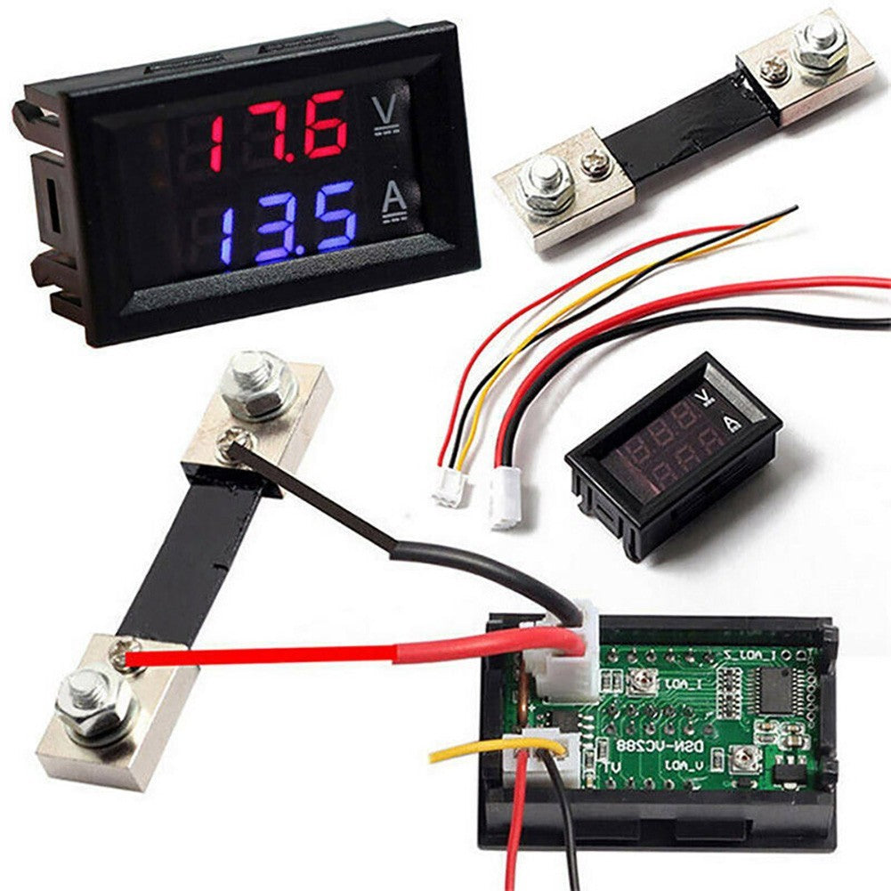 Replacement Voltmeter Ammeter Shunt LED Meter
