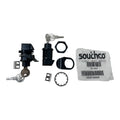 Southco 93-303, Marine Push Button Latch Lock W/ Keys For Glove Box -