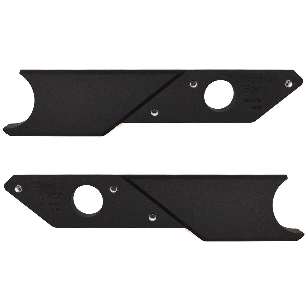 Malibu Boat Gx Tower Side Plates Black Textured (Set of 2) by Malibu
