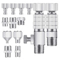 Airbrush Adapter Kit Rustproof Including 1/8 Inch Male Connectors
