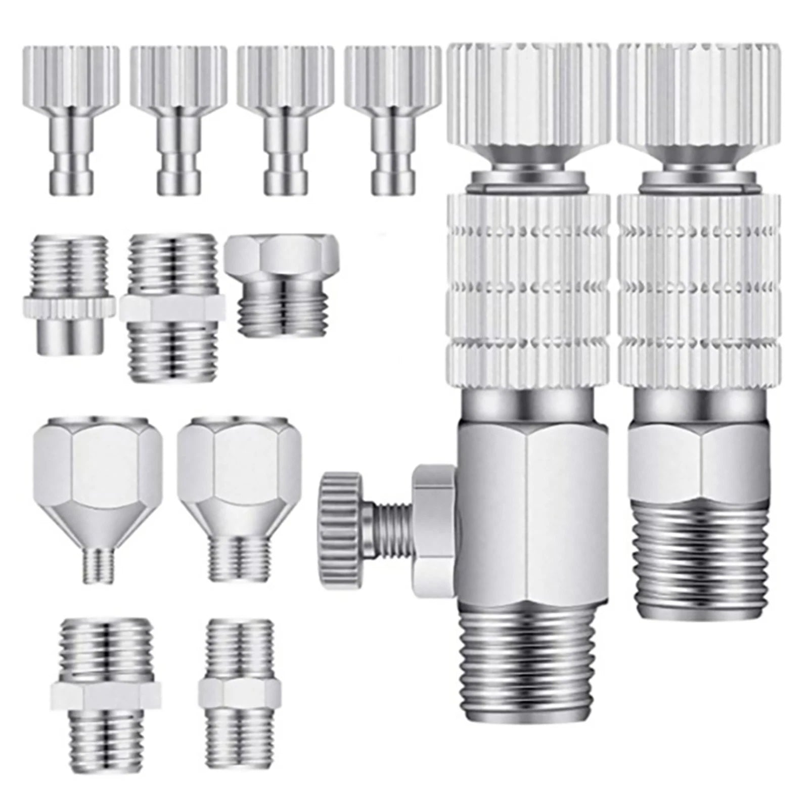 Airbrush Adapter Kit Rustproof Including 1/8 Inch Male Connectors