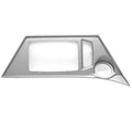 Ranger Boat Chartplotter Panel 7202306f | 619fs Metallic Grey