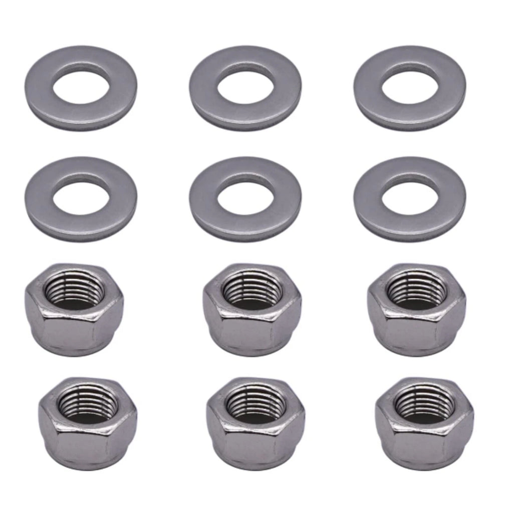 6 Packs Install Hardware Nut & Washer Kit for Mercury Marine