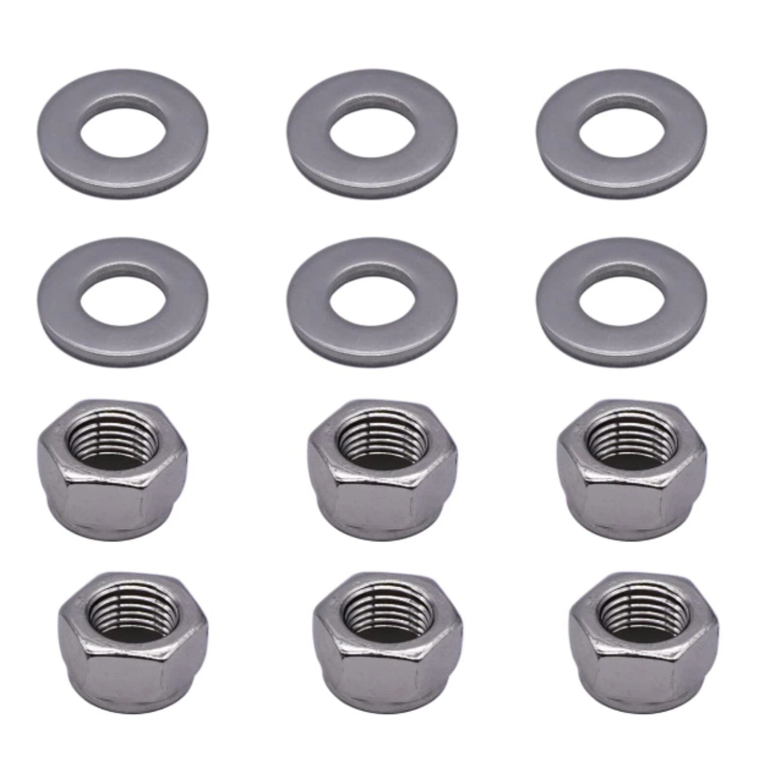 6 Packs Install Hardware Nut & Washer Kit for Mercury Marine