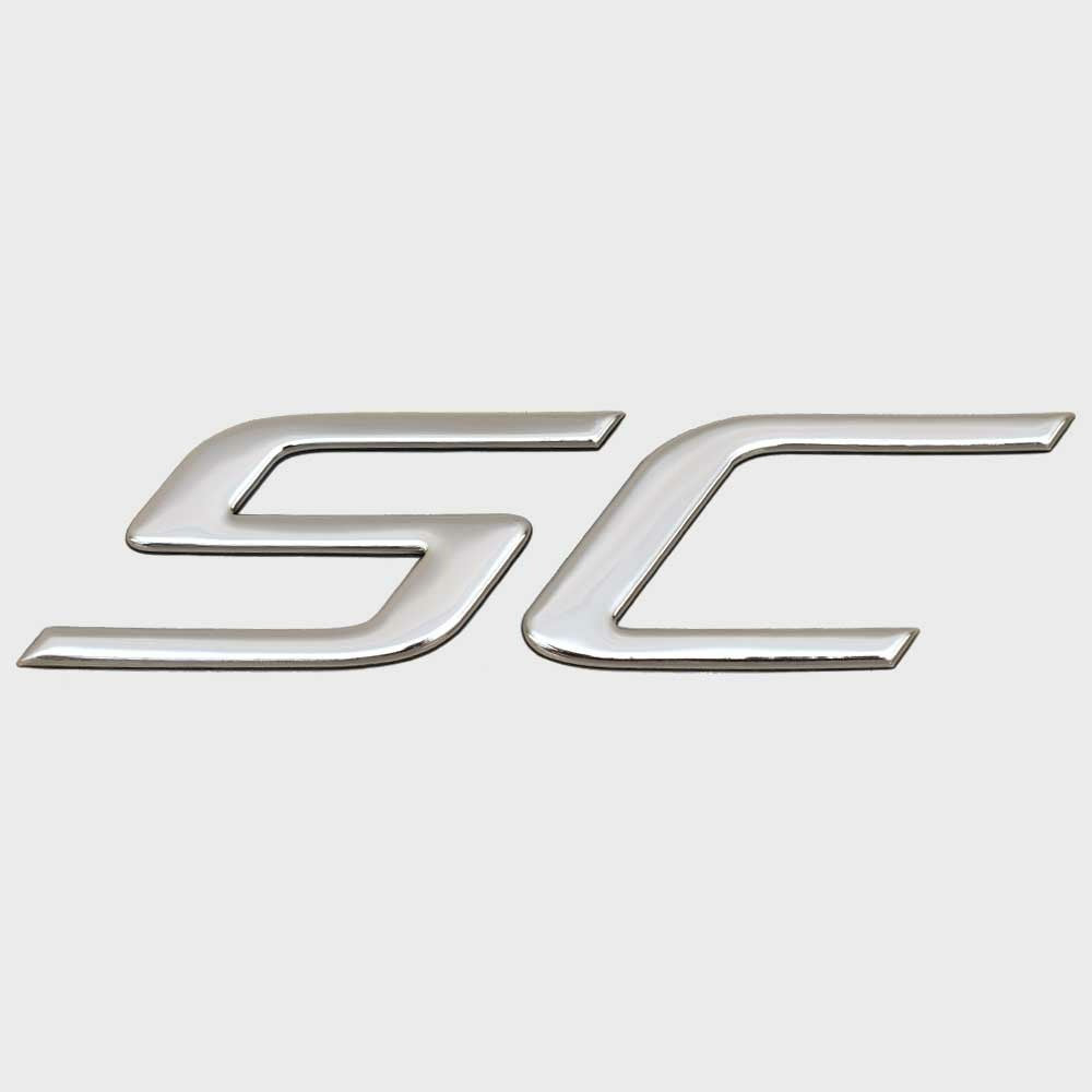 Cruisers Boat Raised Emblem Decal SC Silver by Cruisers
