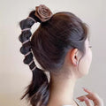 Floral Hair Tie Elastic Band for Women
