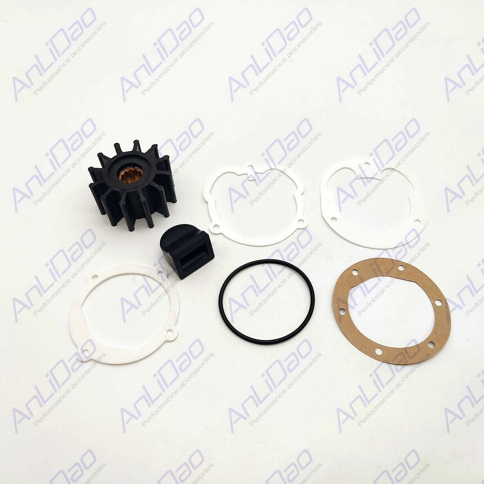 Fit Volvo Penta New Impeller Repair Kit With Stop Lug 3857954