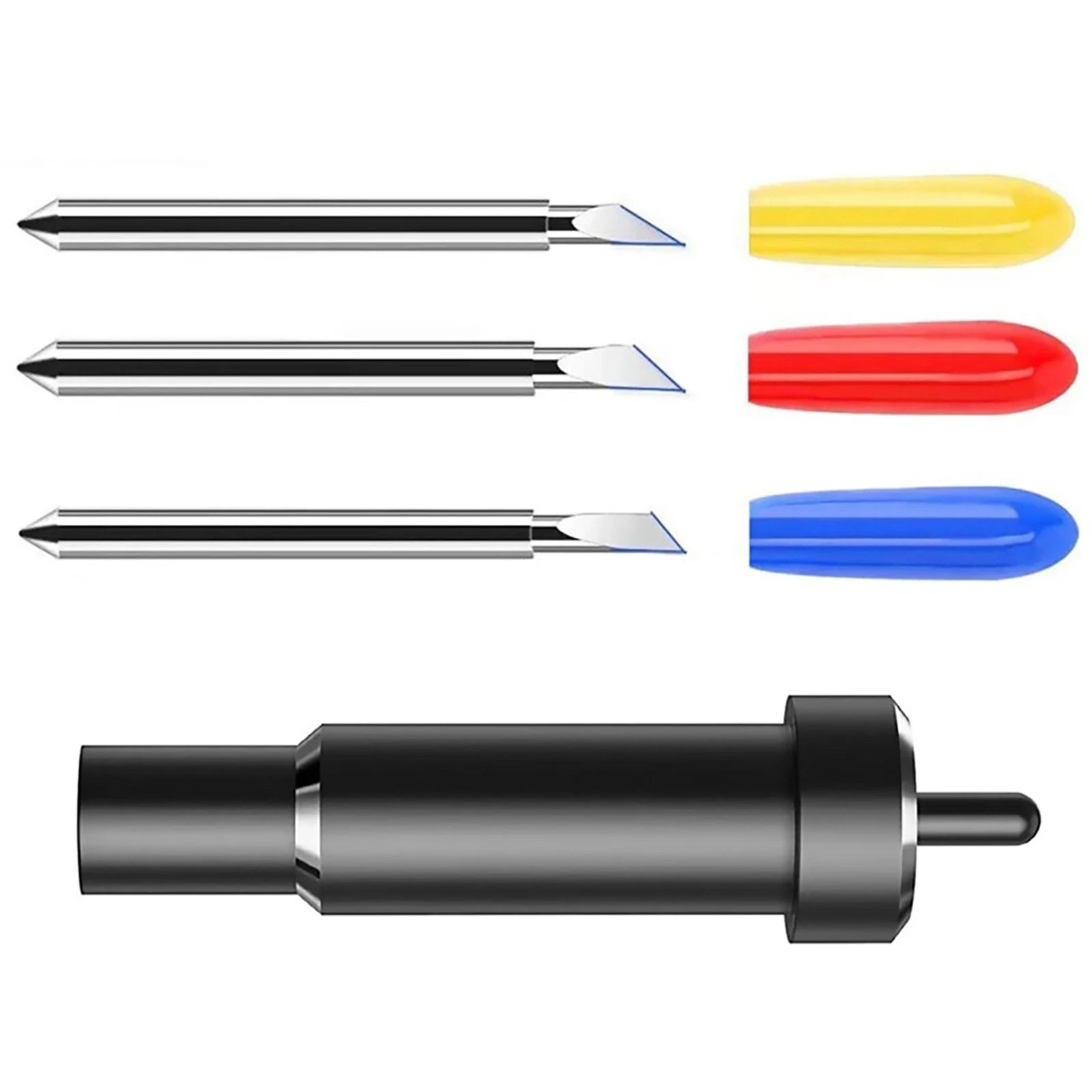 Set Deep Cut Blade 30/45/60° Replacement W/housing Holder For Cricut