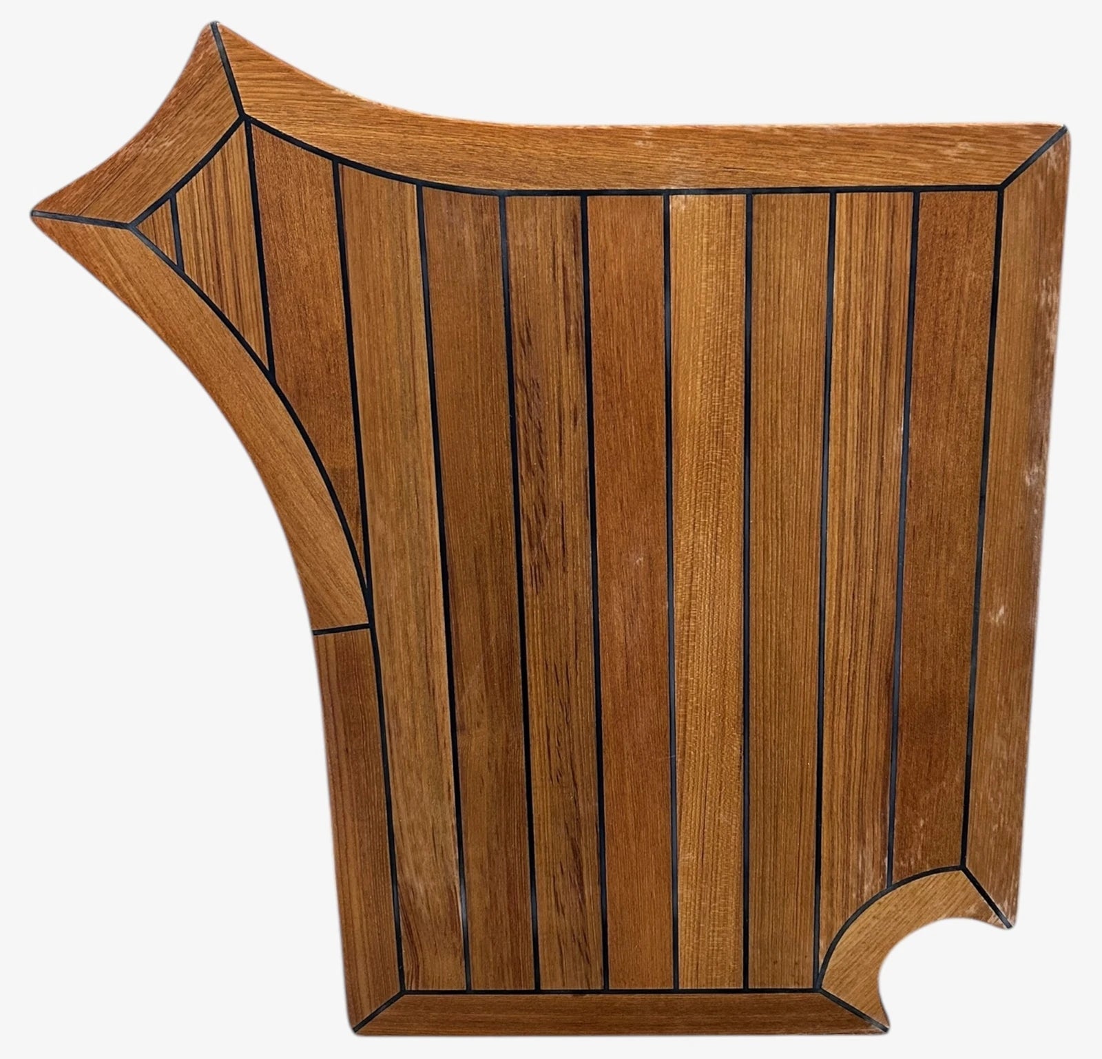 Intrepid 375 Boats, Marine Teak Wood Flooring Panel | Hook & Hull Co