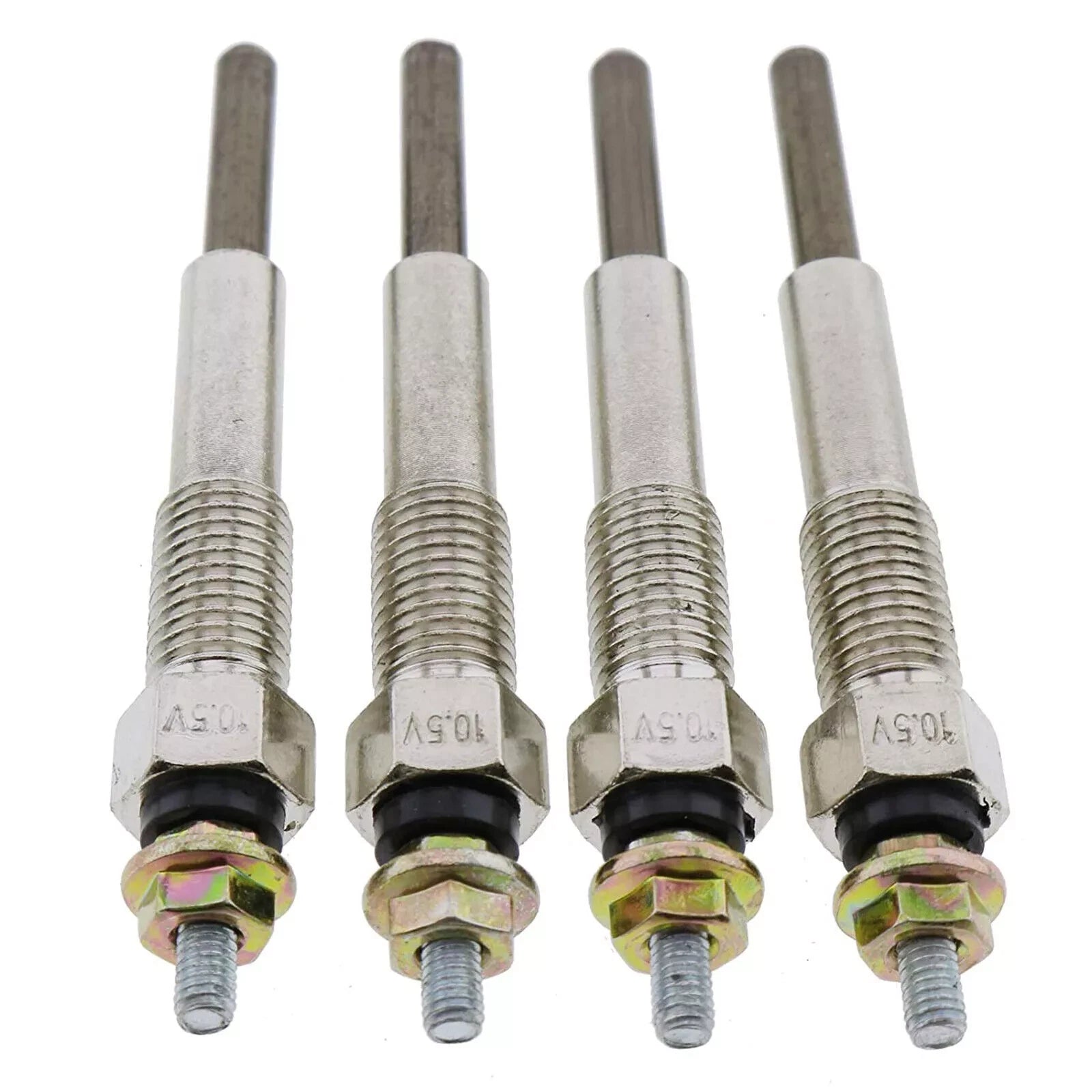 4x Plug Glow 9-82511978-0 For Isuzu Elf150 Elf250 Tld13 Engine C240