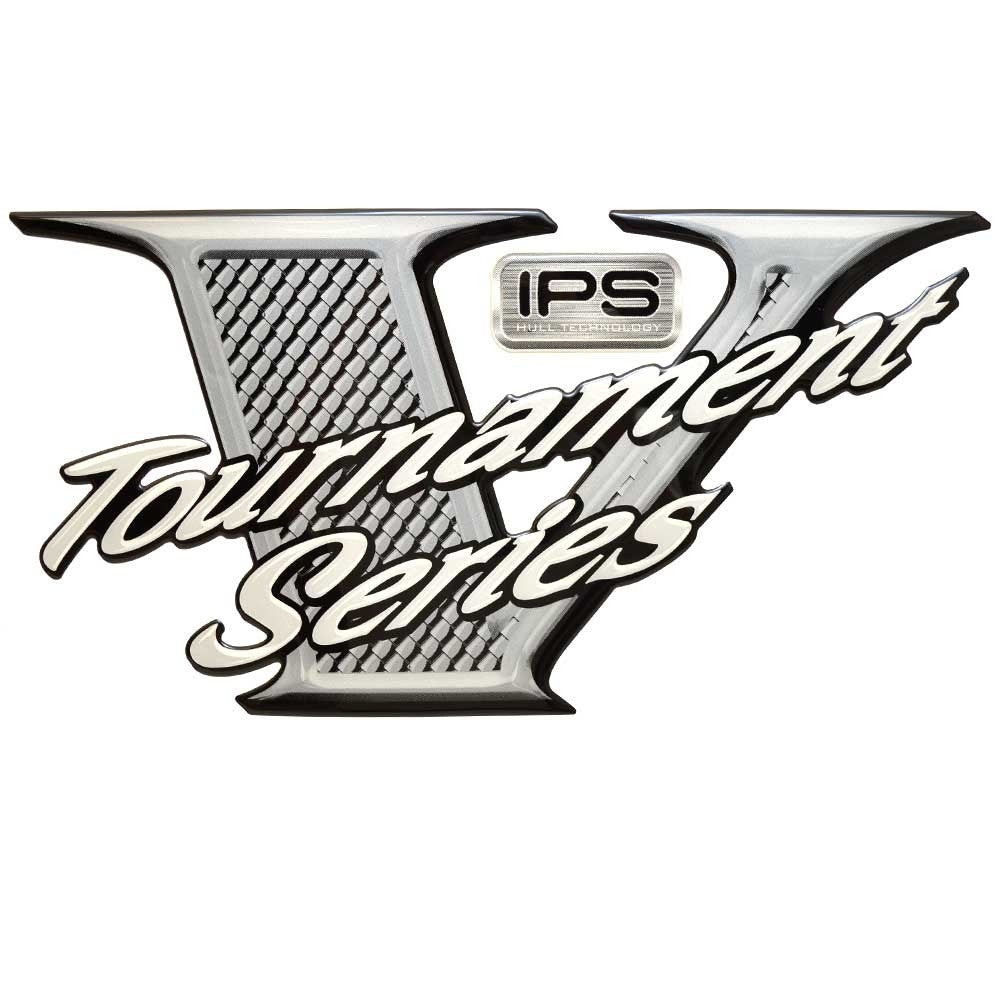 Lund Boat Raised Decal Pro V Tournament Black Gray Silver by Lund