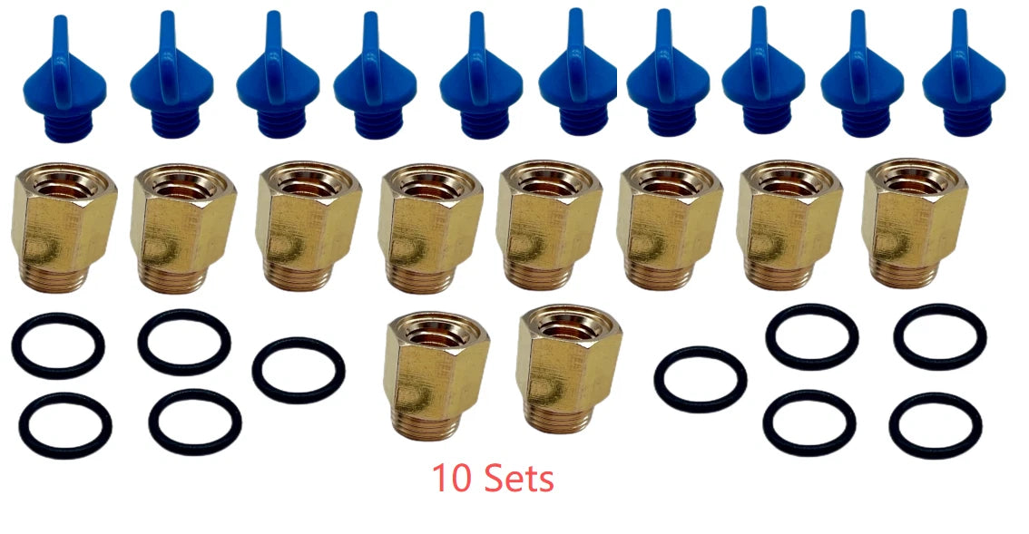 10 Sets Drain Plug Kit For Mercruiser Sterndrives 4 Cylinder