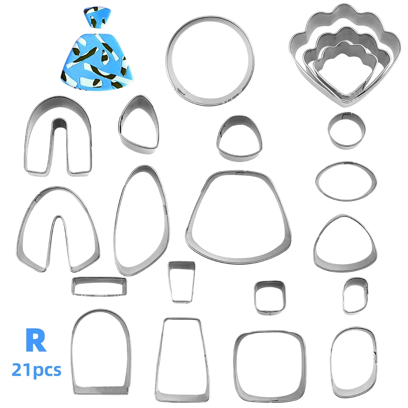 Polymer Clay Cutters Set Earring Jewellery Cutting Mold Tool Findings