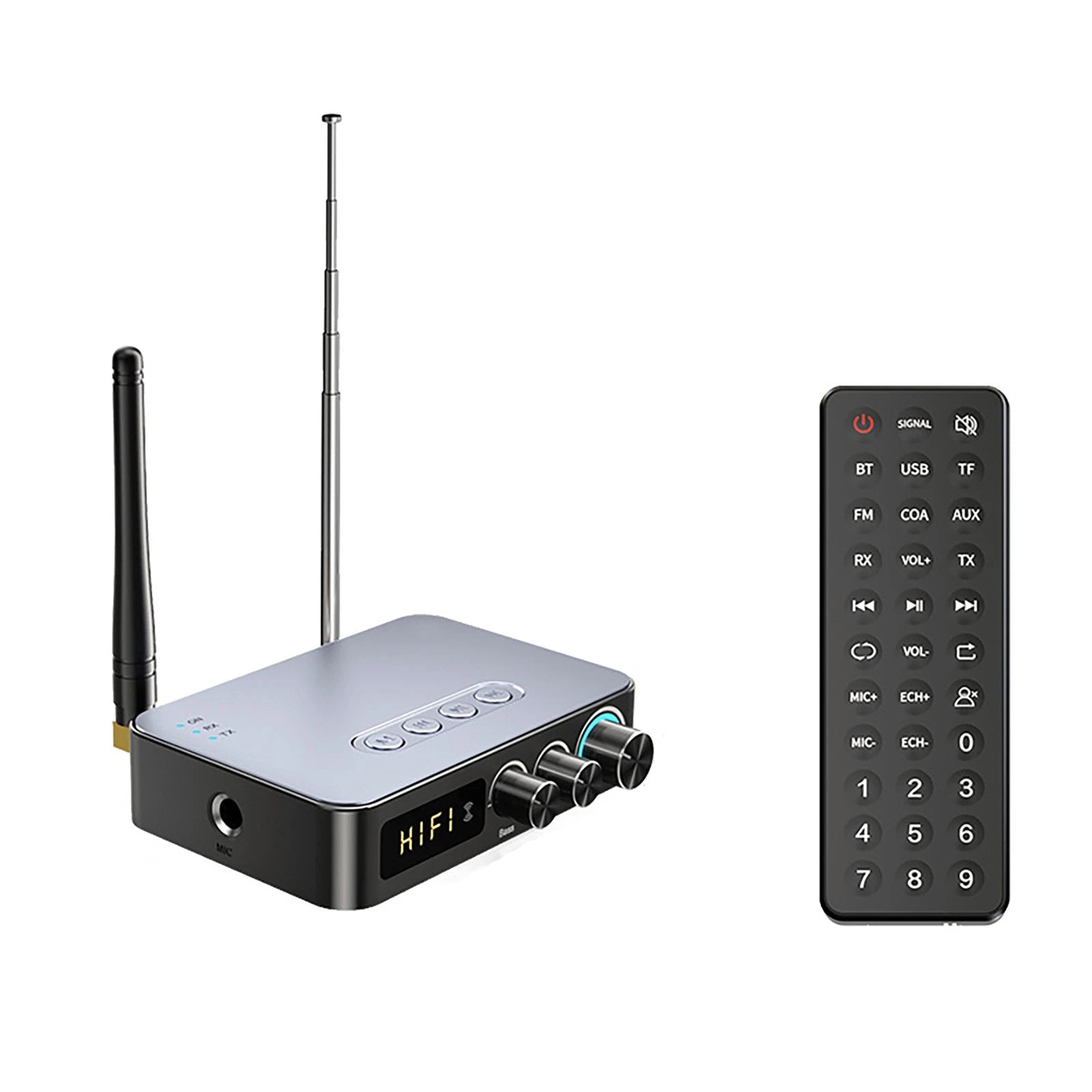 Bluetooth 5.1 Transmitter Receiver Wireless 3.5mm Adapter Aux Nfc To