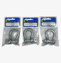 Whitecap S-1532p, Hot Dipped Galvanized Steel Shackle 3/8''