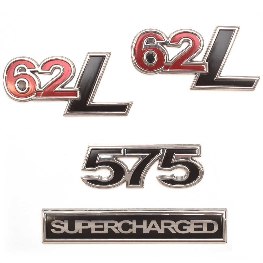 Boat Raised Engine Decals Red Silver Black