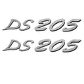 Glastron Boat Model Decals DS 205 Silver Stickers by Glastron
