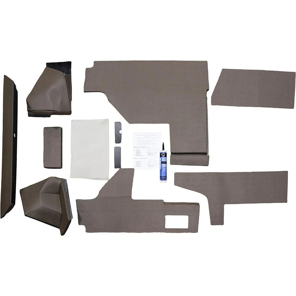 Amss4145 Qwik Fit Lower Cab Kit, Brown Vinyl