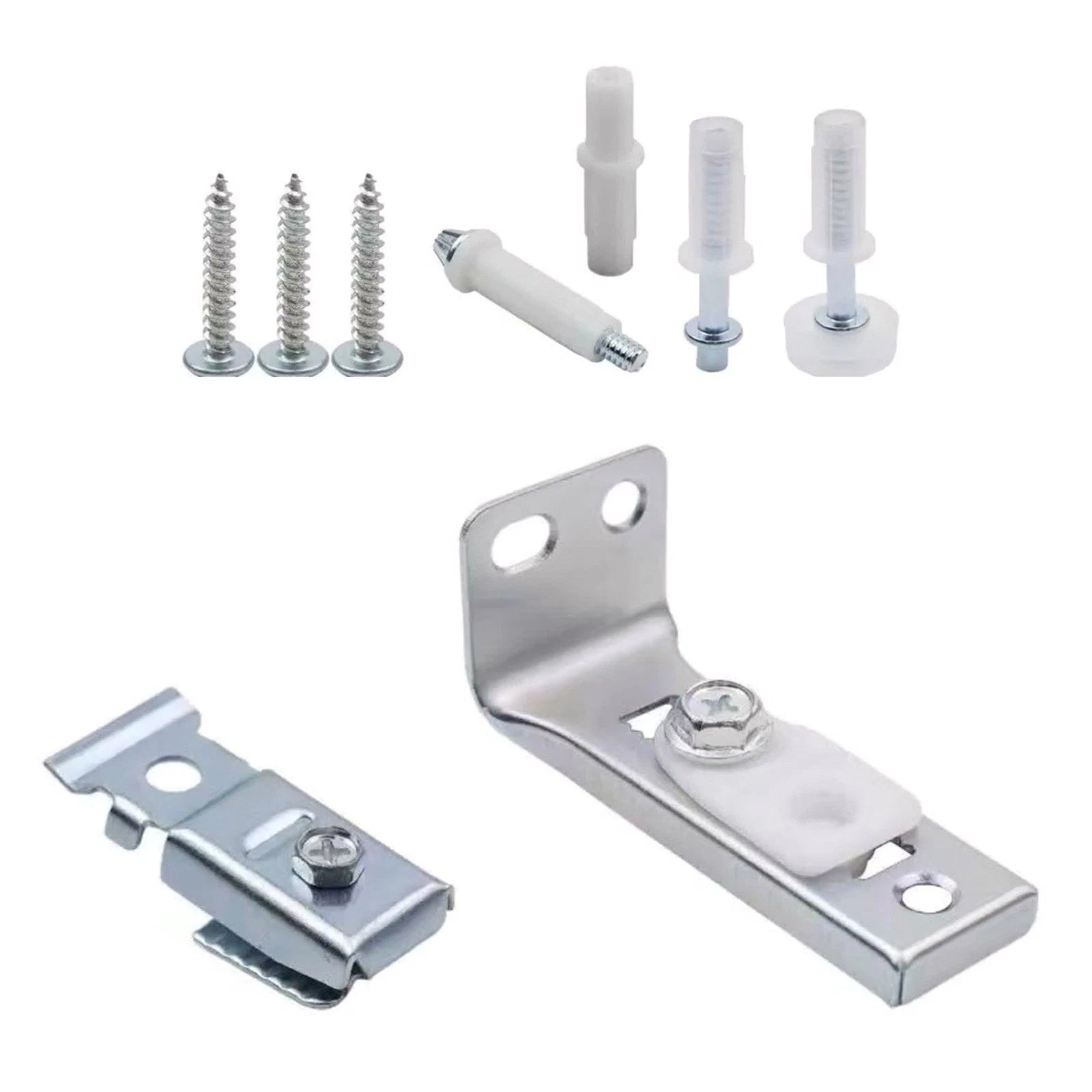 Complete Bi-fold Door Hardware Kit With Top Bottom Pivots And Roller