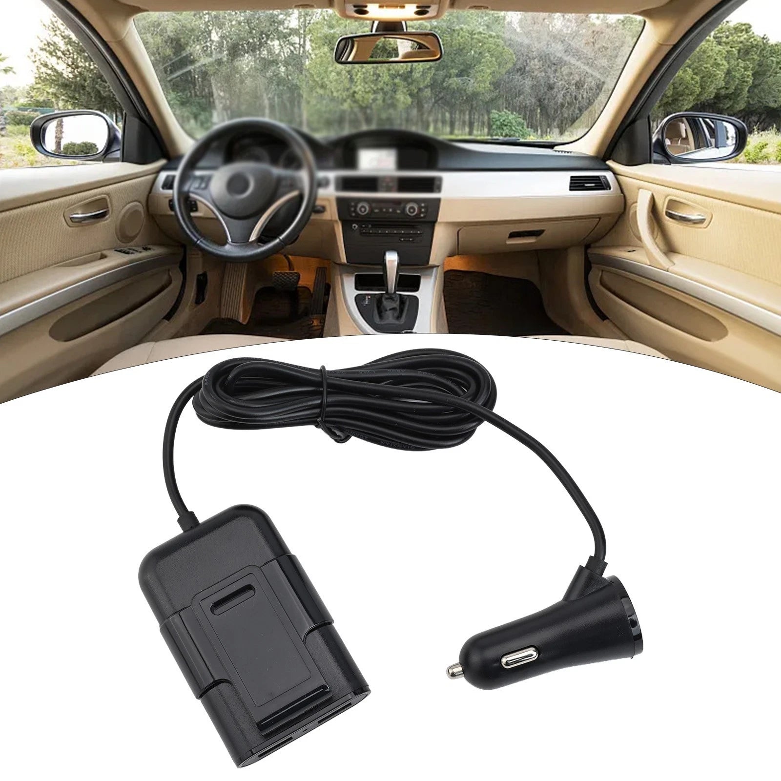 Quick Charge Car Charger With 5 Usb Ports Stay Powered Up During Your