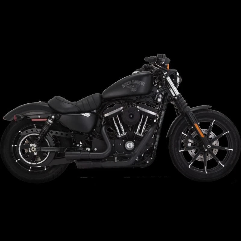 Vance & Hines Hd Sportster 04-22 Mini Grenades Black Pcx Full System