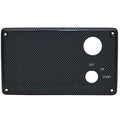 Pontoon Fishing Boat Blank Ignition Panel Black Gray Plastic by Pontoon