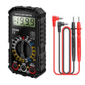 Digital Multimeter With Probes For Ac Dc Voltage Current Resistance