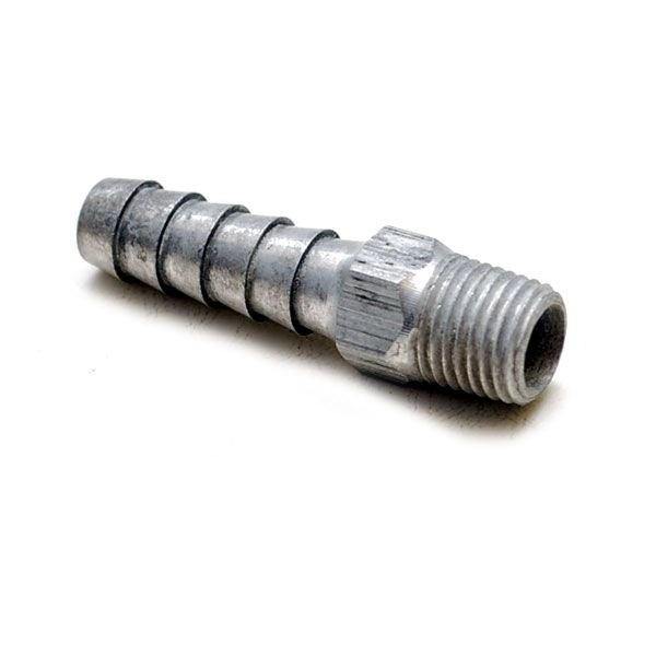 Boat Pipe to Hose Fitting Aluminum 1/4 NPT to 3/8 Barbed