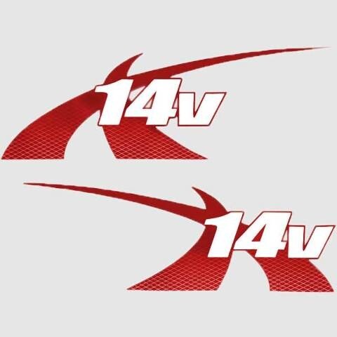 X14V Decal MasterCraft 2013 Slider Viper Red by MasterCraft