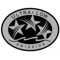 Ultra Low Emission 3 Star Silver Sticker For