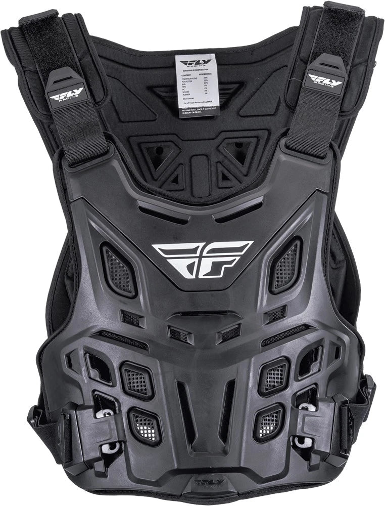 Fly Racing Revel Offroad Chest Protector Roost Guard Black 36-16051