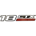 Triton Decal 200347 18 CTX 9 1/4 x 1 1/2 Inch by Triton