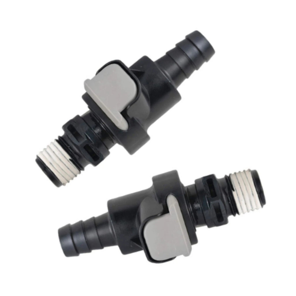 Sprayless Fuel Line Connector for Attwood Universal 8838US6 Male/Female X2