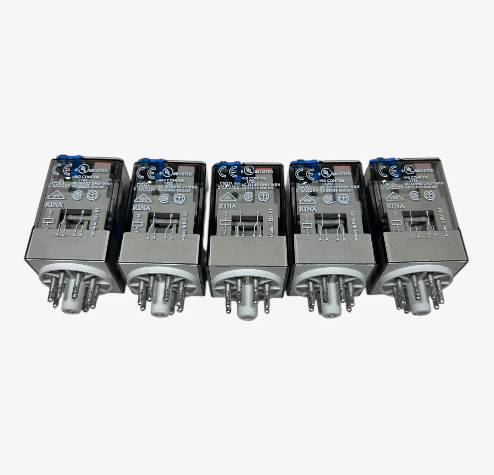 Finder 60.12.9024.004<wbr/>0, Relay Module 10a 250V - 5 Pack