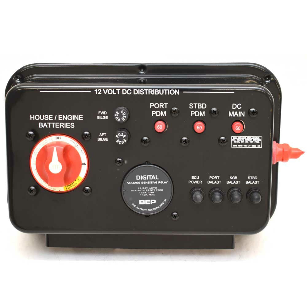 MasterCraft Boat Battery Switch Panel XT22 / XT23 Black by MasterCraft
