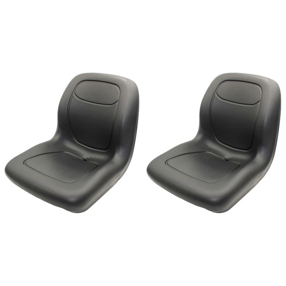 (2) Black Xb180 High Back Seats Fits John Deere Gators