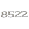 Sylvan Boat Raised Decal 342-0515 Mirage 8522 Silver 7 1/4 Inch by Sylvan