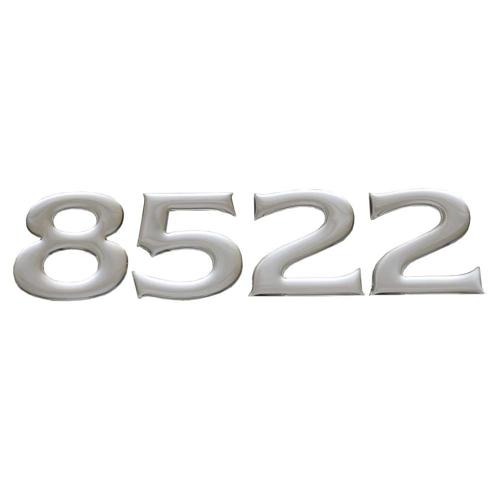 Sylvan Boat Raised Decal 342-0515 Mirage 8522 Silver 7 1/4 Inch by Sylvan