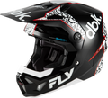 Fly Racing Formula Cp Offroad Helmet Small Black White Red 73-0044s