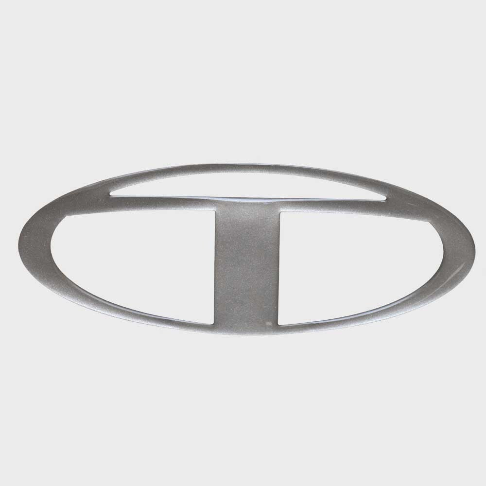 Tahoe Boat Raised Decal 320043 8 x 3 Inch Metallic Silver by Tahoe