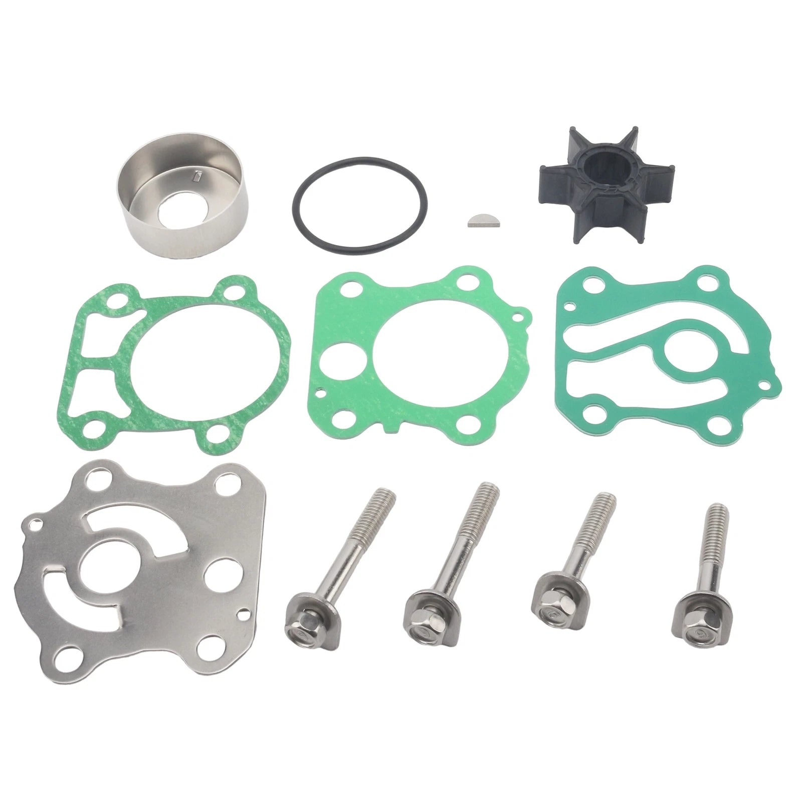 Water Pump Impeller Repair Kit Fit Yamaha Outboard 6h3-w0078-02