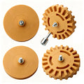 4pcs 4inch Sticker Eraser Wheel Rubber Disc Kit For Car Rv Glue