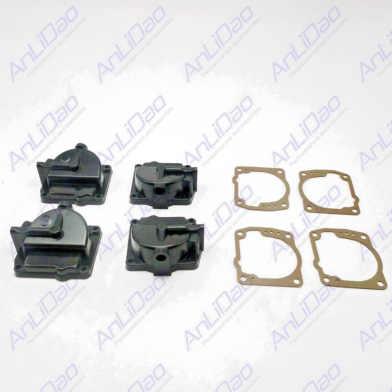 4pcs Fit Johnson Evinrude 90hp-175hp Carb Bowl Float Chamber Assy