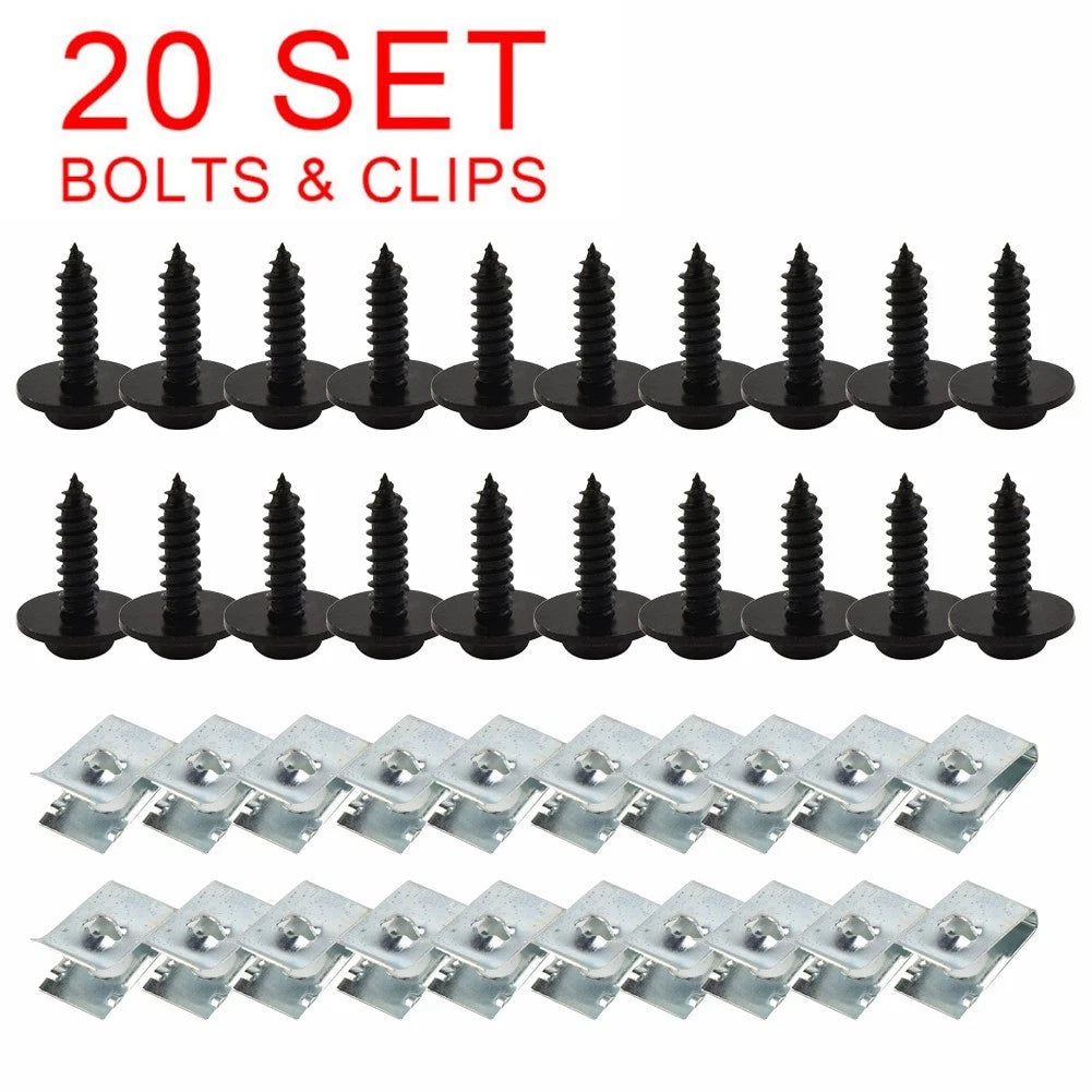 Screw Clips Engine Undertray Nut For 1/3/5/6/7/x/z Series Black &Amp;