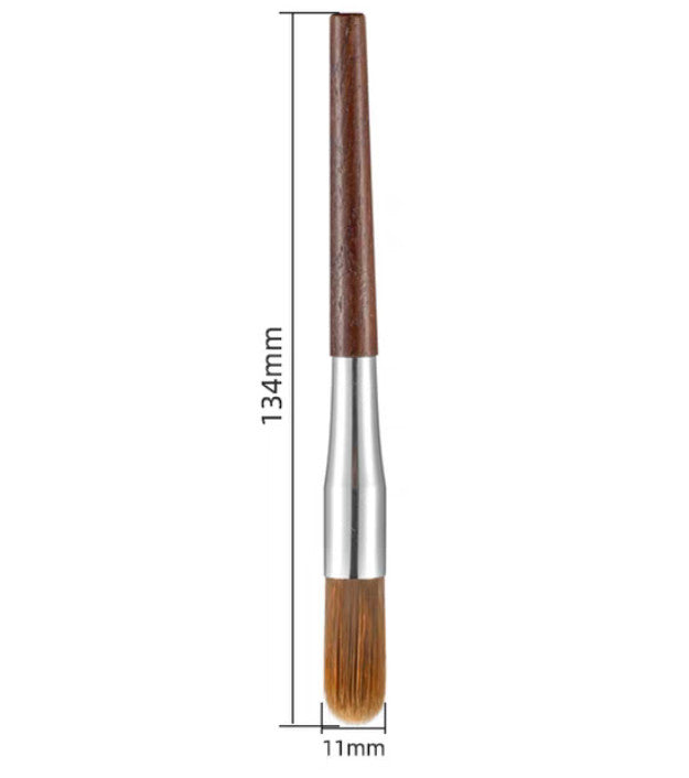 Wooden Cleaning Brush Coffee Brush Solid Wood