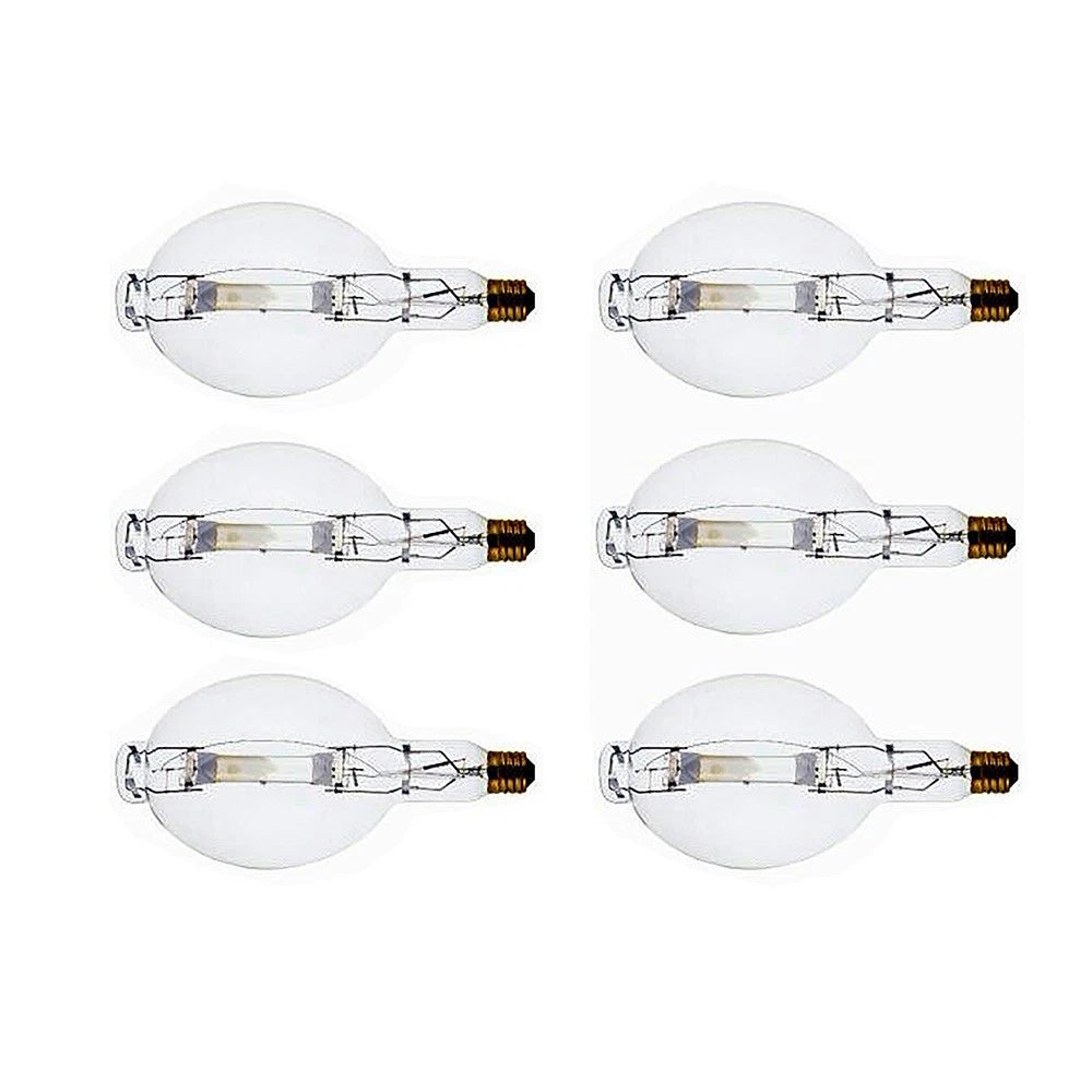 6-pack 1000 Watt Clear Metal Halide Bulbs Elj50-0001_x6
