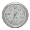 Faria Boat Speedometer Gauge SE9484B Nantucket 3 1/4 Inch Gray White by Faria